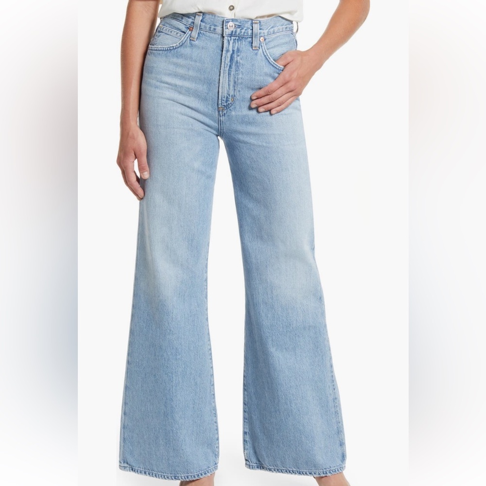 Citizens of Humanity Wide Leg Jeans Rosanna Horizon 27